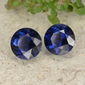 Best Royal Blue Sapphires for a pair of Earrings