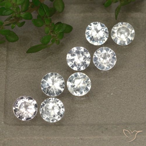 Loose White Sapphire Gemstones for Sale - In Stock, ready to Ship ...