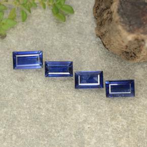 Twilight Blue Saphir Edelstein - 0.4ct Baquette Treppen-Schliff (ID: 482588)