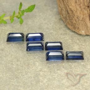 Sapphire Gemstones in 5 x 3 mm (calibrated) Size for Sale, Sapphire Stones in Twilight Blue Color