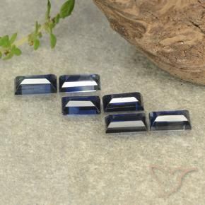 Sapphire Gemstones in 5 x 3 mm (calibrated) Size for Sale, Sapphire Stones in Deep Blue Color