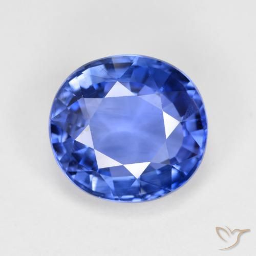 4.50 CT GGL Certified  Loose Gemstone Natural 9 MM Blue Sapphire 