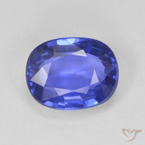4.05ct Natural Deep Violet Blue Sapphire, Oval, VVS-VS