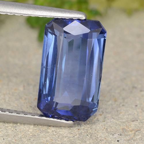 4.90 ct Blue Sapphire Stone, Natural Sapphire in Octagon / Scissor Cut Shape for Sale