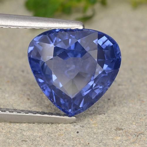 4.81 ct Blue Sapphire Stone, Natural Sapphire in Pear Facet Shape for Sale
