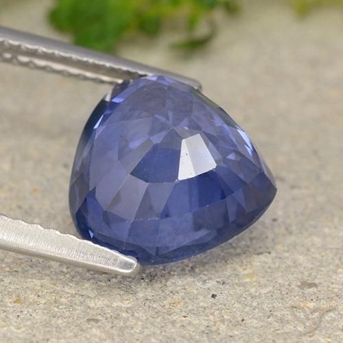 Sapphire Gemstone in 10 x 10 mm (calibrated) Size for Sale, Sapphire Stone in Cornflower Blue Color