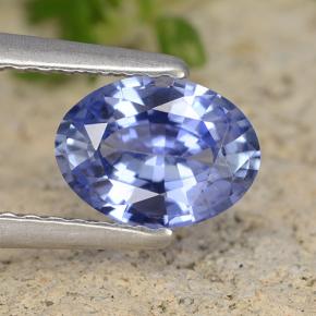 Azul marino medio Zafiro Gema - 1ct Forma ovalada (ID: 490149)