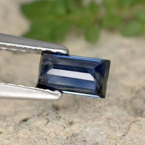 Sapphire Gemstone in 5.9 x 3.4 mm Size for Sale, Sapphire Stone in Deep Blue Color