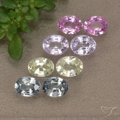Multicolor Zafiro Gema - 0.2ct Forma ovalada (ID: 492034)