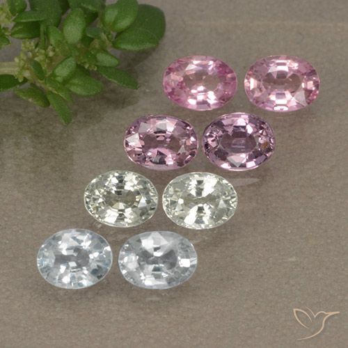 Multicolor Sapphire Gem - 0.2ct Oval Facet (ID: 492059)
