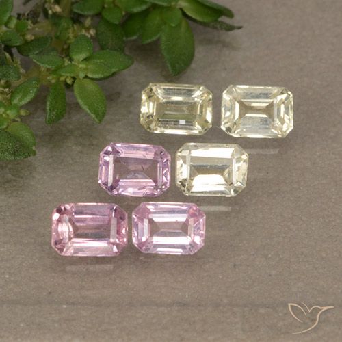 Multicolor Zafiro Gema - 0.3ct Corte octagonal (ID: 492223)