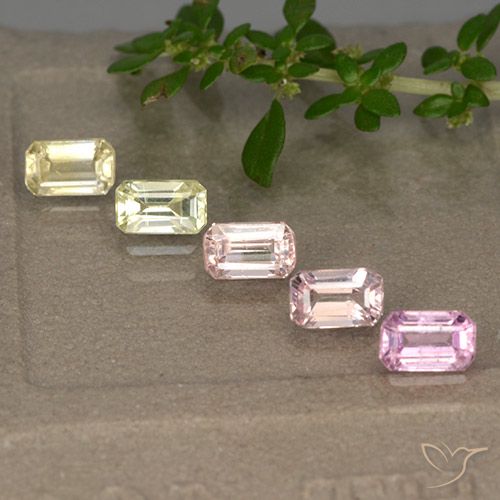 Многоцветный Сапфир Камень - 0.4ct Восьмиугольная ступенчатая огранка (ID: 492316)
