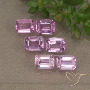 1.82 ctw Purple Sapphire Stones, Natural Sapphire in Octagon Step Cut Shape for Sale