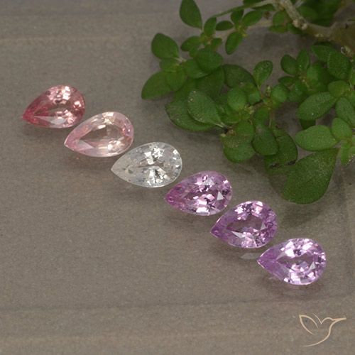 Multicolor Zafiro Gema - 0.2ct Corte en forma de pera (ID: 492498)