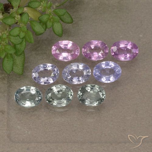Multicolor Zafiro Gema - 0.2ct Forma ovalada (ID: 492583)