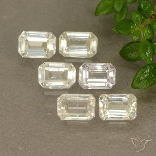 1.73 ctw Yellow Sapphire Stones, Natural Sapphire in Octagon Step Cut Shape for Sale