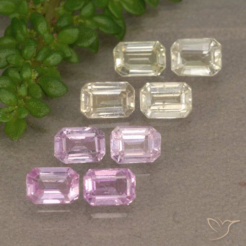 Multicolor Zafiro Gema - 0.3ct Corte octagonal (ID: 492892)