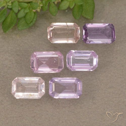 Многоцветный Сапфир Камень - 0.3ct Восьмиугольная ступенчатая огранка (ID: 492952)
