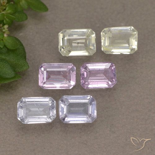 Multicolor Zafiro Gema - 0.3ct Corte octagonal (ID: 492955)