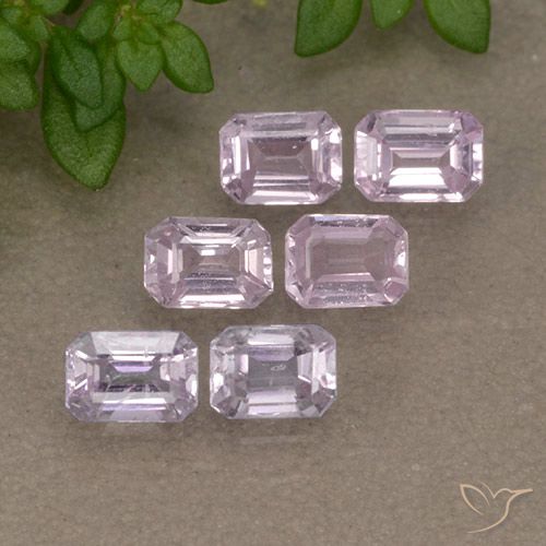 Very Light Purple Сапфир Камень - 0.3ct Восьмиугольная ступенчатая огранка (ID: 492961)