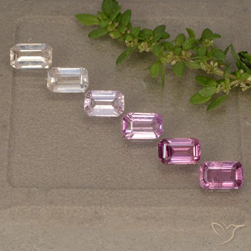 Multicolor Sapphire Gem - 0.4ct Octagon Step Cut (ID: 492986)