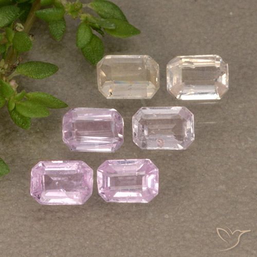 Multicolor Sapphire Gem - 0.2ct Octagon Step Cut (ID: 492987)
