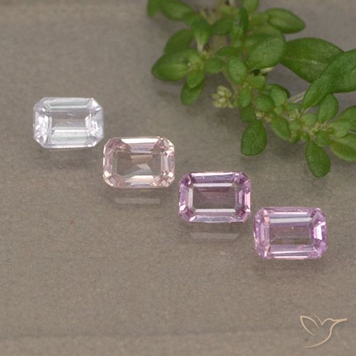 Многоцветный Сапфир Камень - 0.3ct Восьмиугольная ступенчатая огранка (ID: 493000)