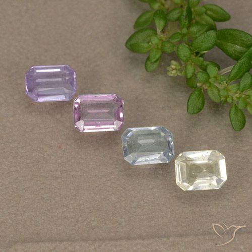 0.2ct Octagon Step Cut Multicolor Sapphire Gem for sale 0.2ct Octagon Step Cut Multicolor Sapphire Gem (ID: 493001)