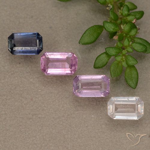 Multicolor Zafiro Gema - 0.3ct Corte octagonal (ID: 493059)