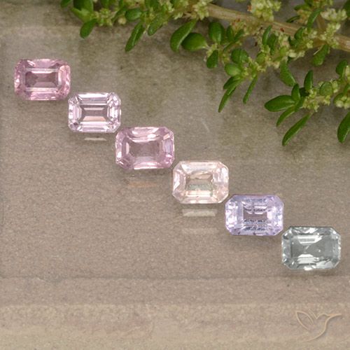 1.82 ct Octagon Cut Sapphire, 4.2 x 3.1 mm From Tanzania, Photo A