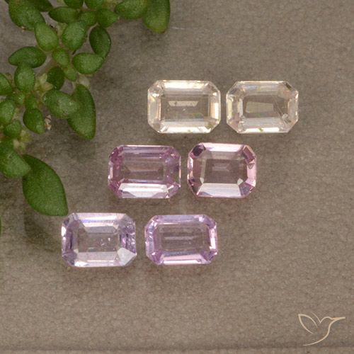 Multicolor Zafiro Gema - 0.2ct Corte octagonal (ID: 493076)