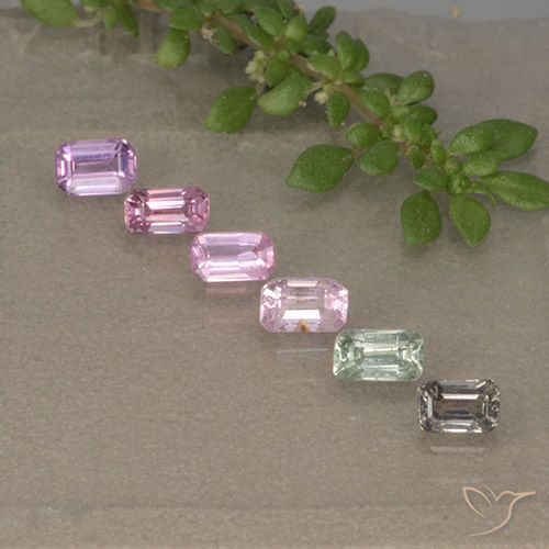 Multicolor Zafiro Gema - 0.2ct Corte octagonal (ID: 493088)