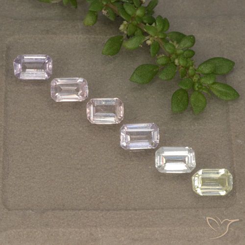 Multicolor Zafiro Gema - 0.3ct Corte octagonal (ID: 493090)