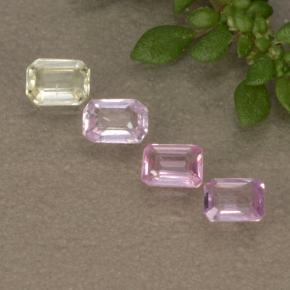 0.1ct Octagon Step Cut Multicolor Sapphire for sale thumb image of 0.1ct Octagon Step Cut Multicolor Sapphire (ID: 493093)