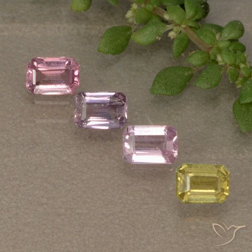 Multicolor Zafiro Gema - 0.3ct Corte octagonal (ID: 493094)