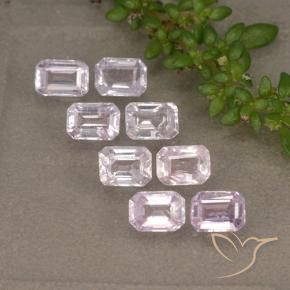 2.14 ctw Pink Sapphire Stones, Natural Sapphire in Octagon Step Cut Shape for Sale