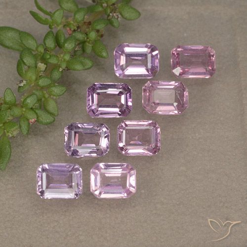 Tono rosado cereza Zafiro Gema - 0.3ct Corte octagonal (ID: 493139)