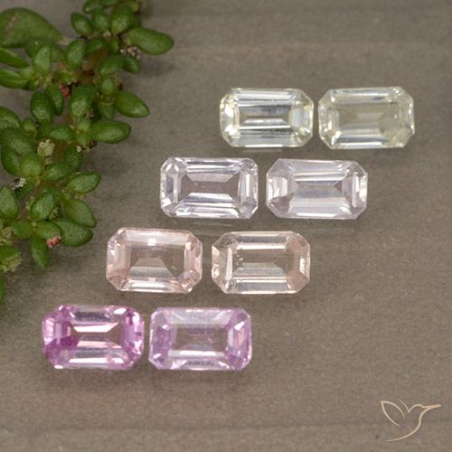 Многоцветный Сапфир Камень - 0.3ct Восьмиугольная ступенчатая огранка (ID: 493141)