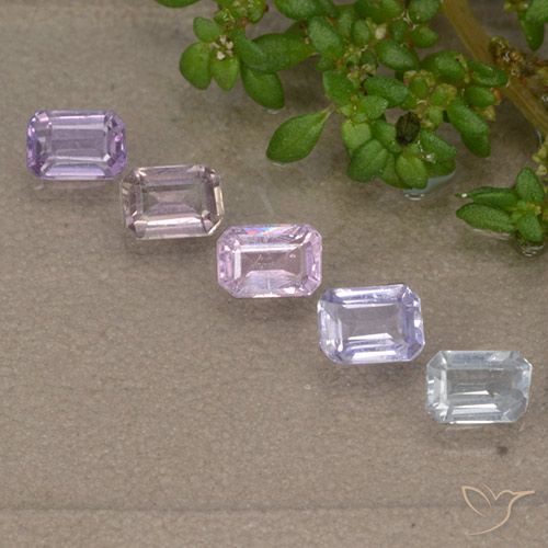 Многоцветный Сапфир Камень - 0.3ct Восьмиугольная ступенчатая огранка (ID: 493164)