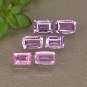 0.1ct Baguette Step Cut Pink Sapphire for sale thumb image of 0.1ct Baguette Step Cut Pink Sapphire (ID: 493795)