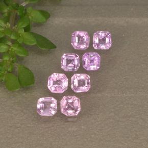 0.1ct Octagon Step Cut Pink Sapphire Gem for sale 0.1ct Octagon Step Cut Pink Sapphire Gem (ID: 494795)