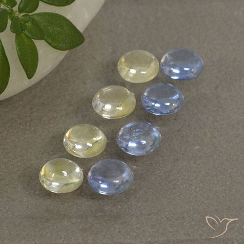 1.95ctw Natural Multicolor Sapphire, Round, Transparent