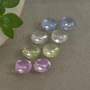 1.7ct Round Cabochon Multicolor Sapphire for sale thumb image of 1.7ct Round Cabochon Multicolor Sapphire (ID: 495730)