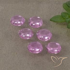 1.16 ctw Purple Sapphire Stones, Natural Sapphire in Round Cabochon Shape for Sale
