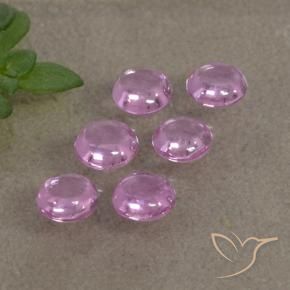 Sapphire Gemstones in 3.3 mm Size for Sale, Sapphire Stones in Purple-Pink Color