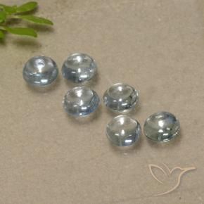 Sapphire Gemstones in 3.7 mm Size for Sale, Sapphire Stones in Light Blue Color