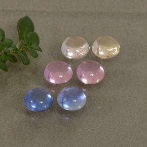 2.1ct Round Cabochon Multicolor Sapphire for sale thumb image of 2.1ct Round Cabochon Multicolor Sapphire (ID: 495749)