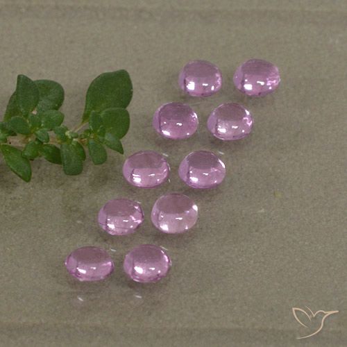 1.53ctw Natural Purple-Pink Sapphire, Round, Transparent