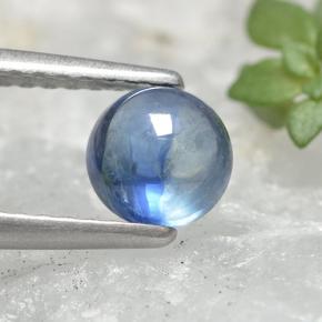 1ct Round Cabochon Blue Sapphire for sale thumb image of 1ct Round Cabochon Blue Sapphire (ID: 495965)