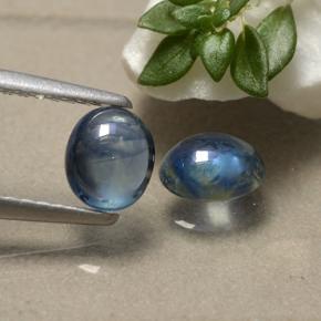 0.8ct Oval Cabochon Greenish Blue Sapphire Gem for sale 0.8ct Oval Cabochon Greenish Blue Sapphire Gem (ID: 495973)